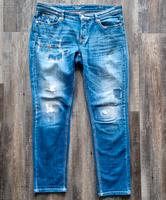 TOP! Cambio Jeans Lili Gr. 40 blau mit Patches Nordrhein-Westfalen - Plettenberg Vorschau