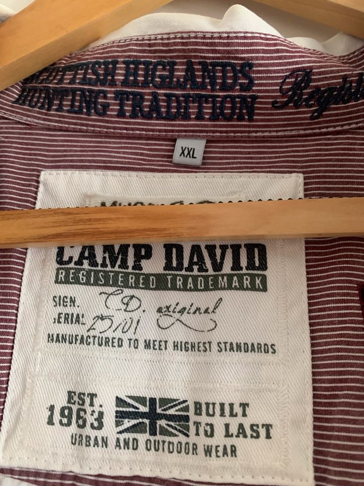 Camp David , Herrenhemd, Camp David Hemd, Hemd in Kamen
