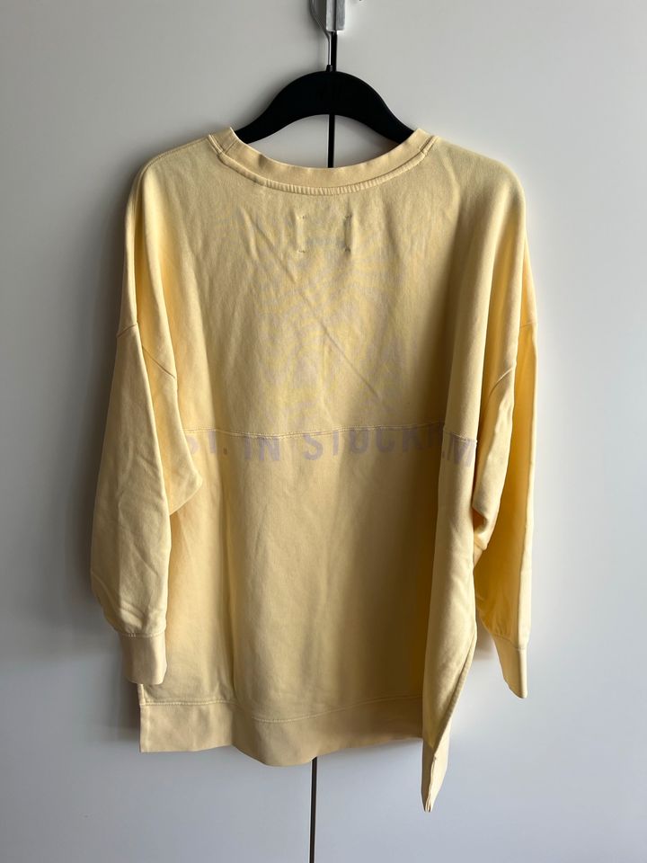 Marc O‘Polo Sweatshirt pastelgelb XS oversize Schlitze in Unna