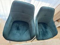 4 Esszimmer Stühle in Samt grün Bayern - Buchloe Vorschau