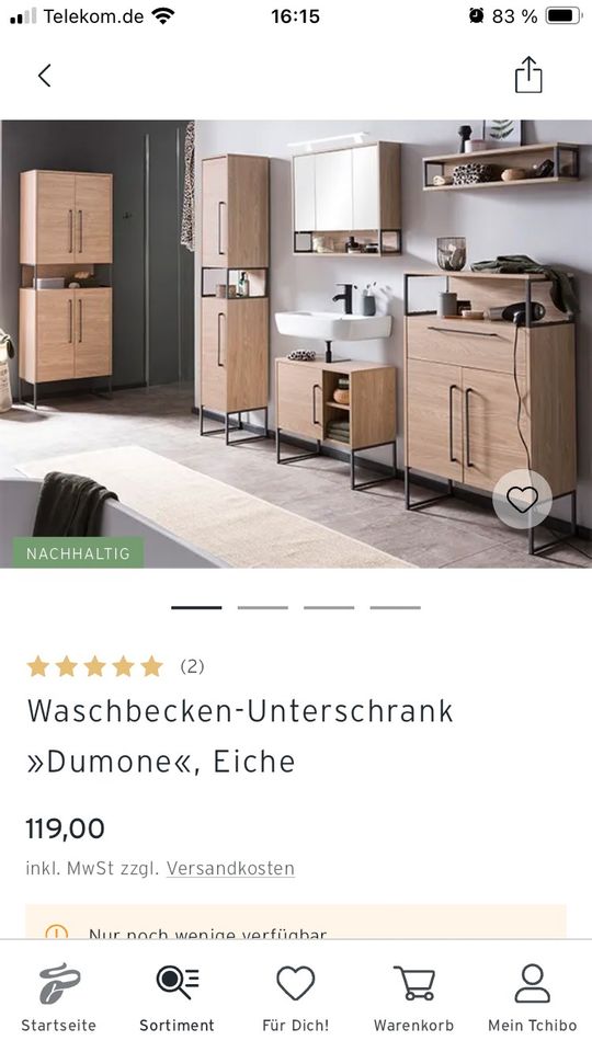 Neu Set  Badmöbel von Schildmeyer  Eichendekor in Brunsbuettel