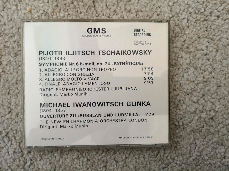 CD classic Tschaikowsky Symphony Pathetique in Berlin