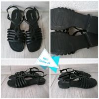 Neue Pesaro Sandalen in Schwarz Größe 39 Baden-Württemberg - Mulfingen Vorschau