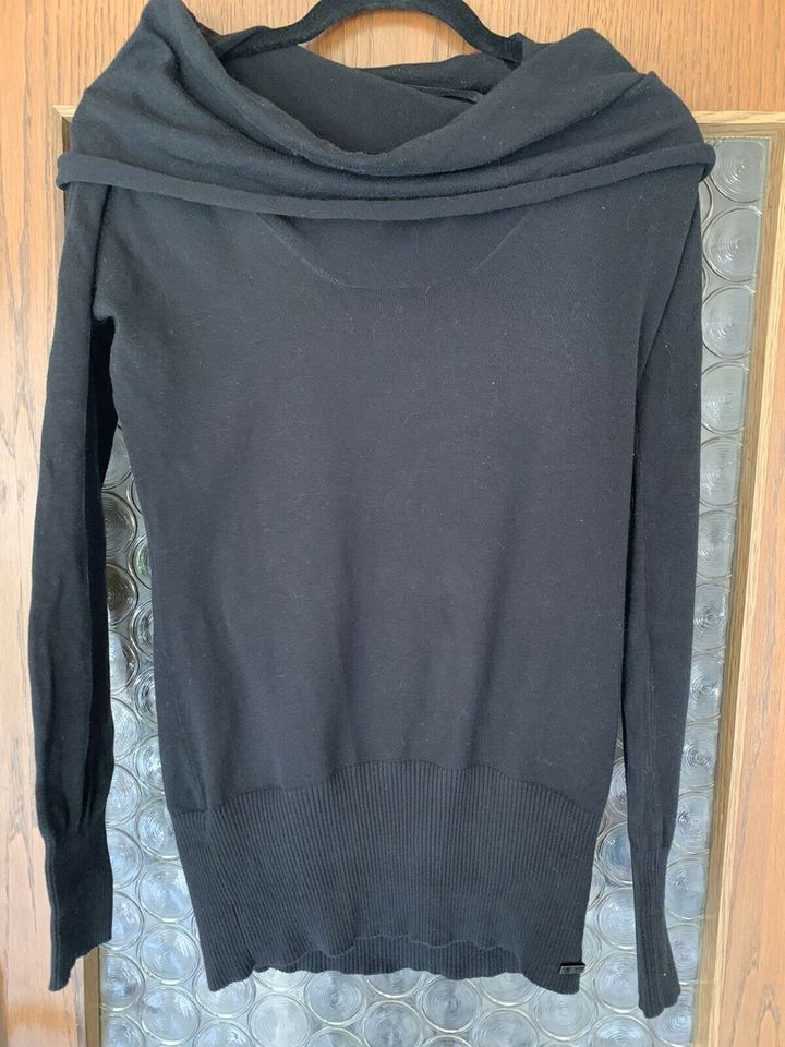 2 S.Oliver Schalkragenpullover grau gestreift u. Schwarz  Gr.34 in Altdorf