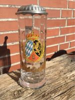 Bierglas Bierkrug Zinndeckel historische Posthausschilder Post Schleswig-Holstein - Neudorf-Bornstein Vorschau