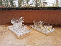 DDR Glas Kaffeetafel Sachsen - Lauta Vorschau