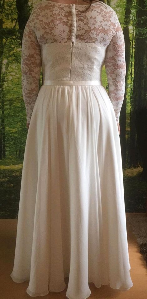 Hochzeitskleid, Größe 42/44, langes Kleid, Standesamt Kleid in Koblenz