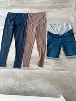 Mama Jeans Shorts und 2 Leggings H&M Gr 40/ L Umstandsmode Nordrhein-Westfalen - Recke Vorschau