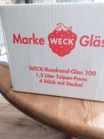Weck Gläser Einkochglas 4 Stück 1,5 Liter Neu und OVP Nordrhein-Westfalen - Solingen Vorschau