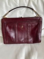 Aigner Tasche. Leder. Bordeauxrot, Vintage, Clutch Nordrhein-Westfalen - Jüchen Vorschau