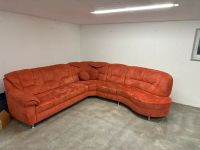 Sofa mit echtem Rücken - orangefarben Baden-Württemberg - Aichwald Vorschau