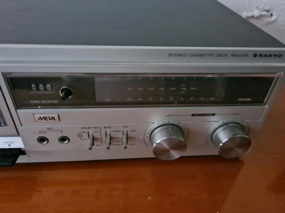Sanyo RD 5015 stereo cassette deck in Nürnberg (Mittelfr)