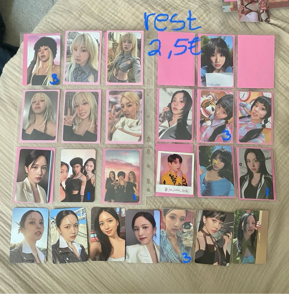 WTS verkaufe twice chaeyoung collection + ot9 pcs in Syke