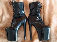 Gothic Stiefel Pleaser Lack Killer High Heels Plateau Gr.40 Dresden - Löbtau-Nord Vorschau