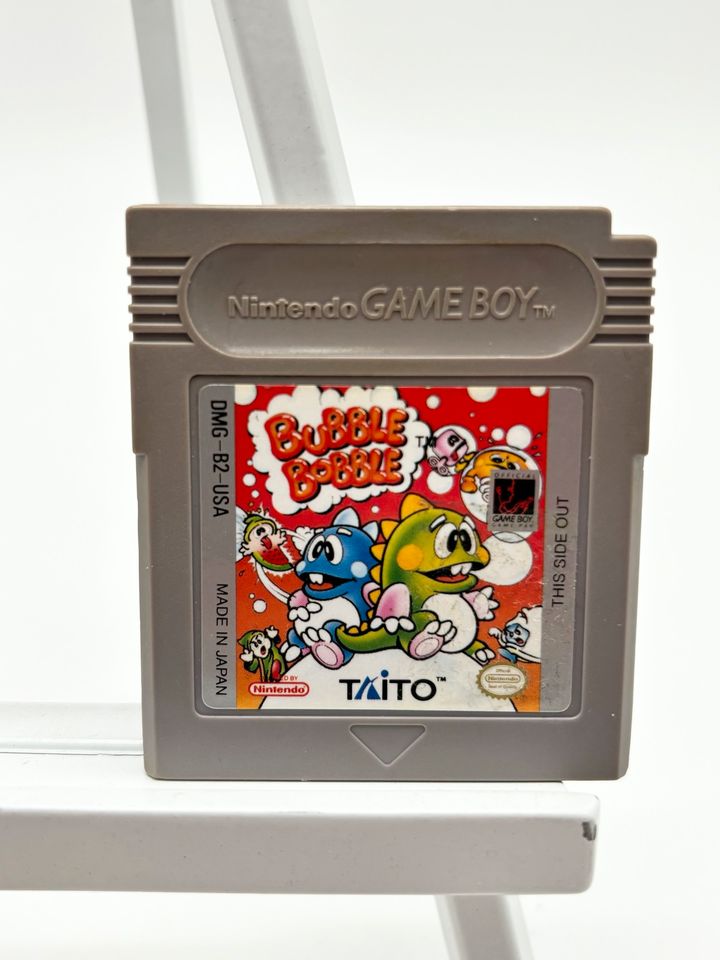 Nintendo Gameboy Spiel Bubble Bobble mit Anleitung in Filderstadt