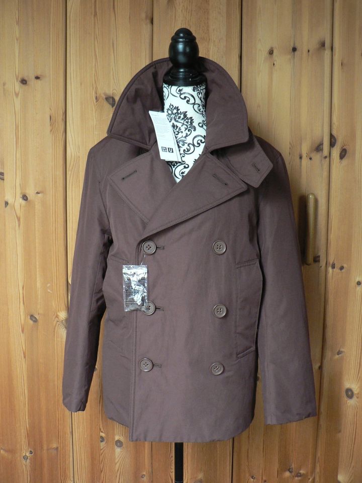 NEU Uniqlo warme Jacke Cabanjacke Gr. 36-38 XS S M kakaobraun in Marburg