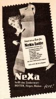 Nexa-Lotte Werbeanzeige - Reklame-Anzeige 1953 Vintage-Deko Baden-Württemberg - Steinen Vorschau