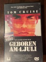 VHS Videokassette Geboren am 4. Juli mit Tom Cruise Niedersachsen - Wolfsburg Vorschau