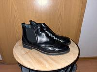Paul Green Stiefelette schwarz mit Budapester Muster Niedersachsen - Wardenburg Vorschau