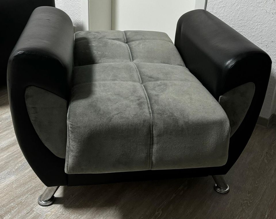 Sofa / Couch 3 Teilig mit Schlaffunktion in Witten