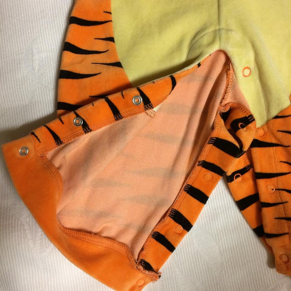 DISNEY TIGGER Gr. 74 80 Strampler Anzug Kapuze Ohren NEUwertig in Herford