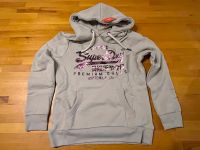 SUPERDRY Glitzer Hoodie mit Vintage Logo hellgrau M 40 NEU OVP Baden-Württemberg - St. Leon-Rot Vorschau