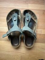 Birkenstock Gr. 37 Khaki Grün Sandalen Zehentreter Baden-Württemberg - Mannheim Vorschau