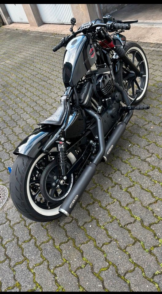 Harley 883 in Nürnberg (Mittelfr)