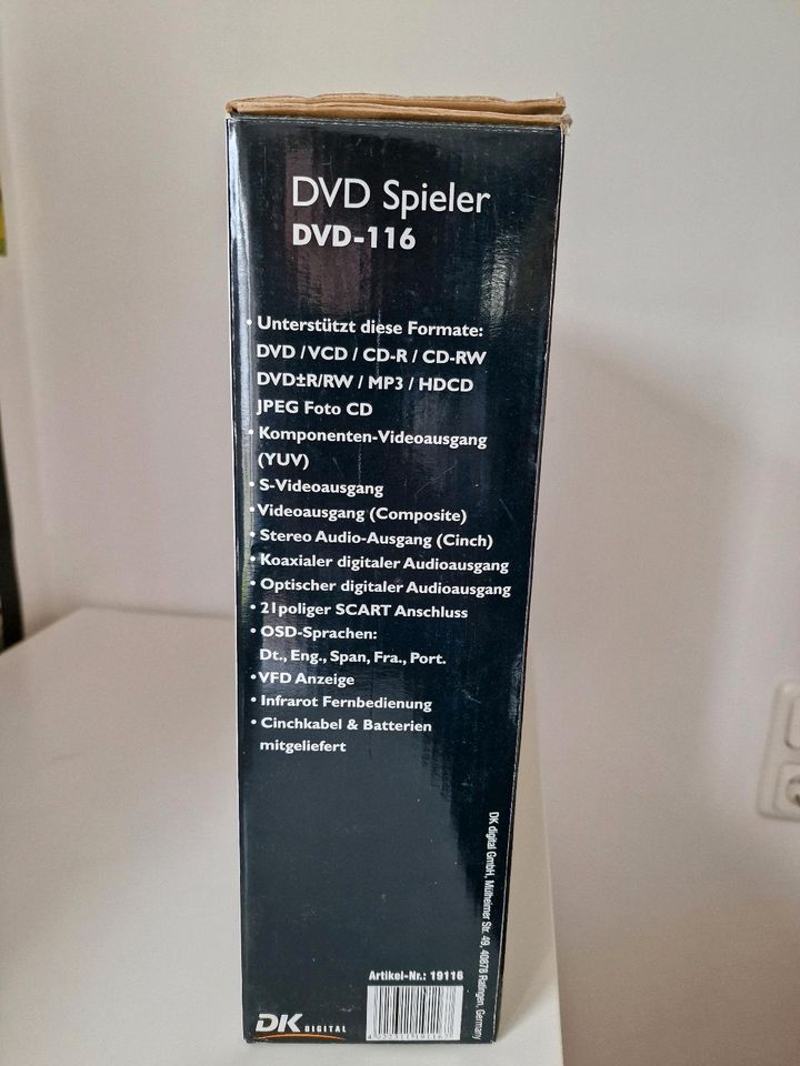 DK DVD-Player DVD 116 *neu *originalverpackt !!! in Forchheim