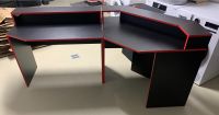 Schöner Gaming-Tisch schwarz/rot 2-teilig modern Eckkombination Sachsen - Brand-Erbisdorf Vorschau