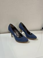 Graceland Damenschuhe Pumps hohe Schuhe Pfennigabsatz blau 40 Bayern - Mengkofen Vorschau