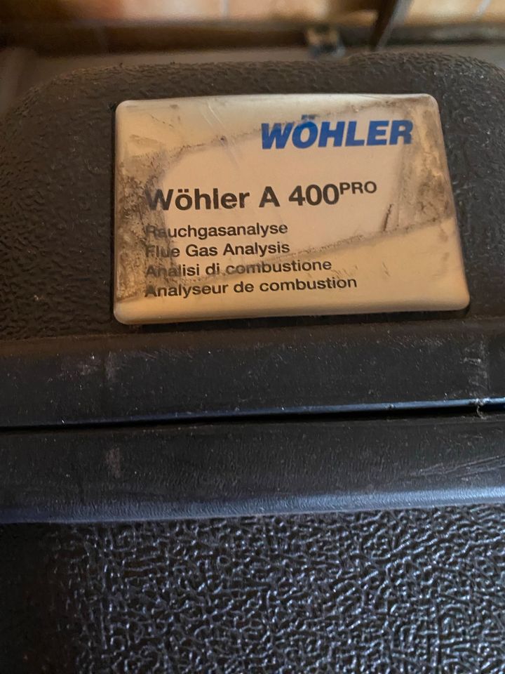 Wöhler A400 Abgasanalysegerät Rauchgasanalyse in Feldkirchen-Westerham