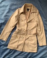 H&M Jacke Mantel Trenchcoat Parka Damenmantel Regenjacke beige 36 Frankfurt am Main - Sachsenhausen Vorschau