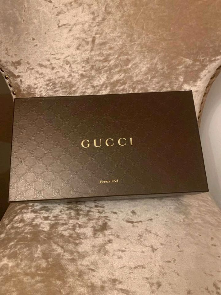 Gucci-Herren Schnürschuh Echtleder dunkelbraun in Lüneburg