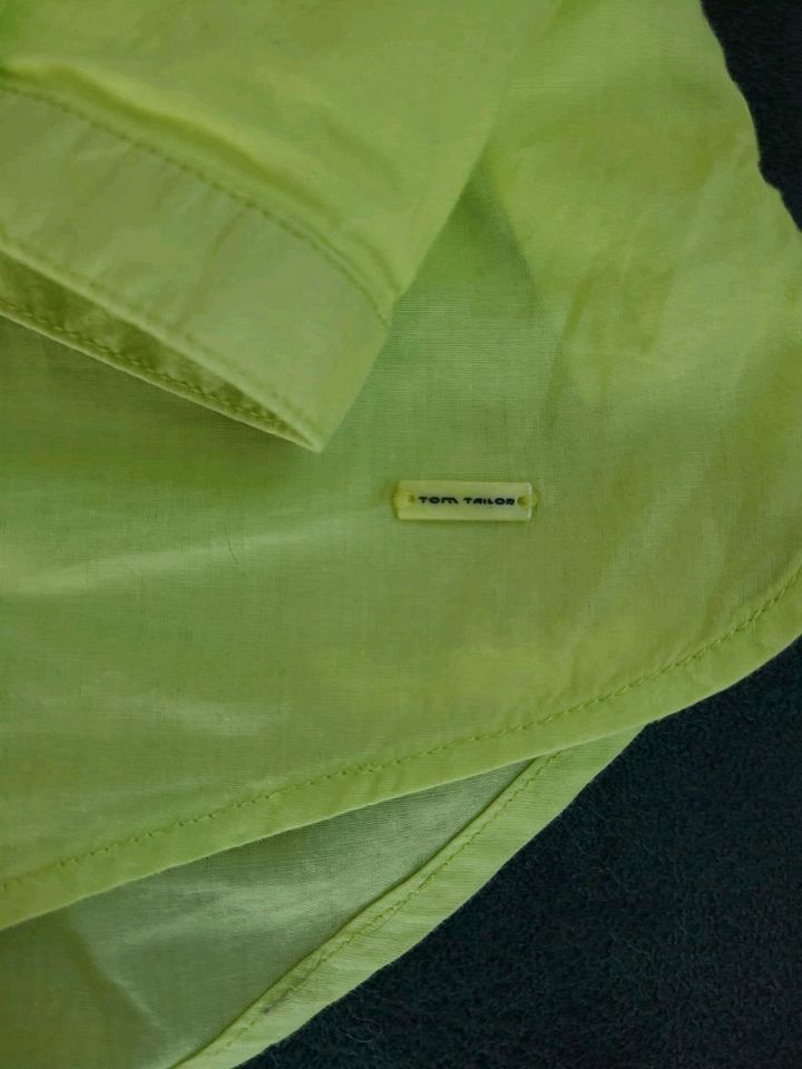 Tunika Bluse Tom Tailor 38 M langarm lemongreen (grün/gelb) in Amtzell