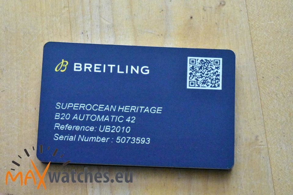 Breitling Superocean Heritage B20 Steel/Gold Unworn Limited to 10 in Iffezheim