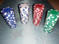 100 Pokerchips Blau/Rot/weiß/Grün Neu Dortmund - Mengede Vorschau