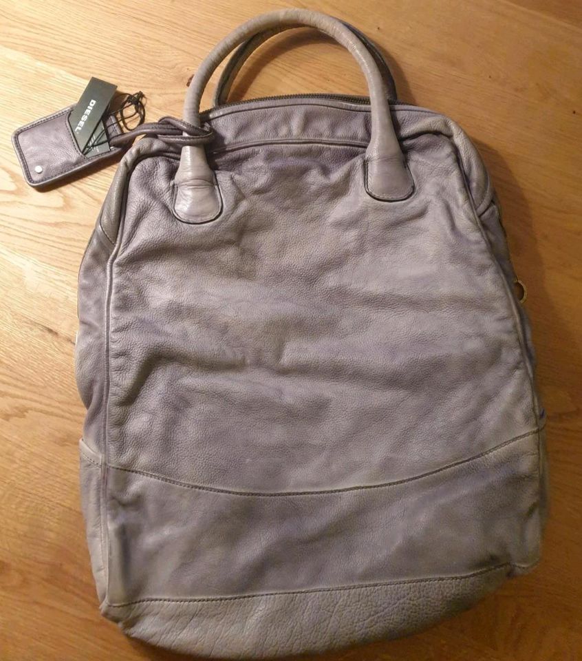 Diesel Ledertasche Weekender groß butterweiches Leder in St. Wendel