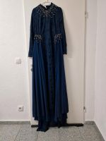 Maxi Abiye Abaya kleid Gr. 42 44 dunkel blau mit Perlen Hessen - Erlensee Vorschau