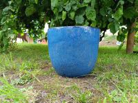 Blumentopf blau klein / schweres Keramik Sachsen - Döbeln Vorschau