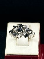 Vintage Ring mit Saphiren Silber 925 Berlin - Spandau Vorschau