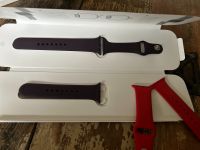 Apple Watch 2 Armbänder dark Cherry und  rot, Original 41 cm Niedersachsen - Bendestorf Vorschau