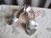 Topshop Sandale Sandalette silber 39 Bayern - Günzburg Vorschau