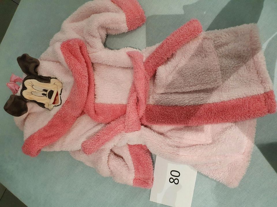 Bademantel, Größe 80, Minnie Mouse in Mannheim