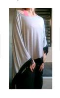 s.Oliver Poncho S 36 38 Überwurf Pulli Schal grau Fransen Shirt T Bayern - Bad Windsheim Vorschau