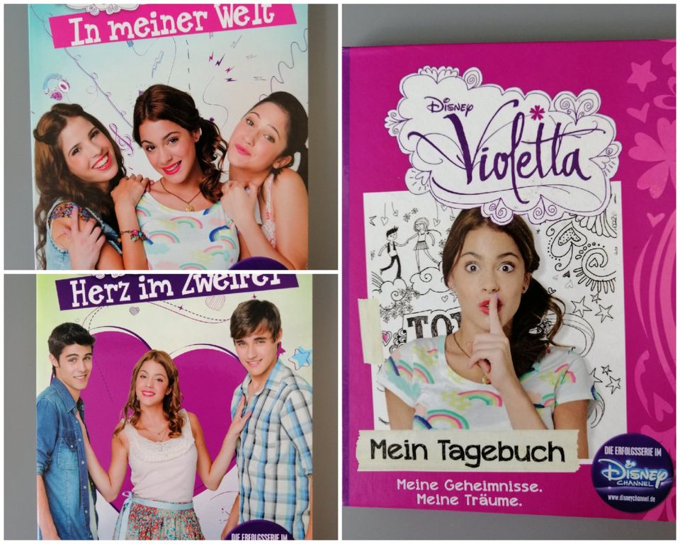 3x Disney Violetta ❤ Tagebuch + Band 1 + 2 ❤ 8+ in Bernhardswald