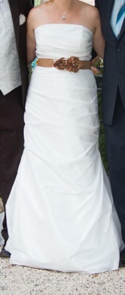 Brautkleid von Brinkman in Ivory (Größe 40/42, Körpergröße 1,74m) in Gundelsheim