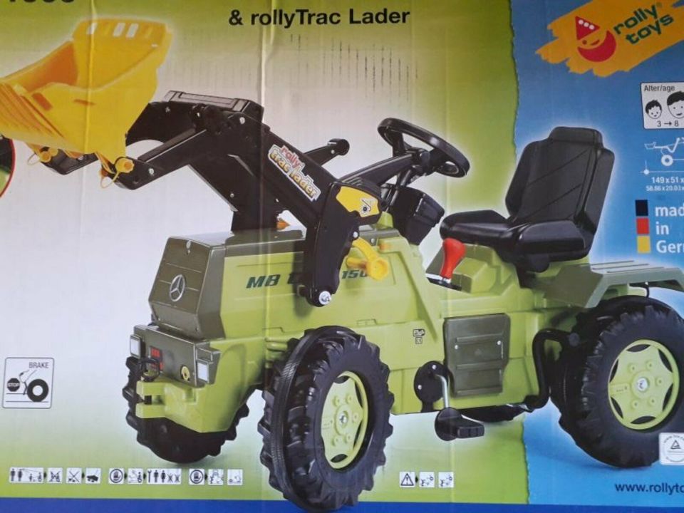 Trettraktor Tretbulldog MB trac Unimog Deutz Fendt Rolly Toys in Hohenwart