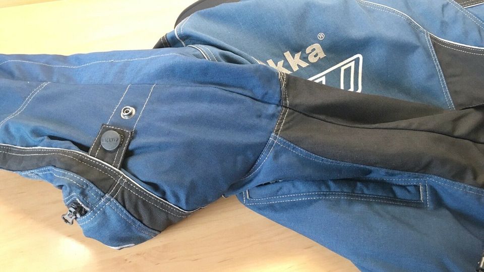 Motorrad Jacke Rucka Gr. 48, Schwarz-Blau. in Melsungen