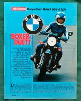 BMW R 60/6 - R 75/6 Testbericht 1975 Niedersachsen - Velpke Vorschau